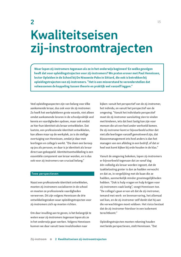 Zij-instroom